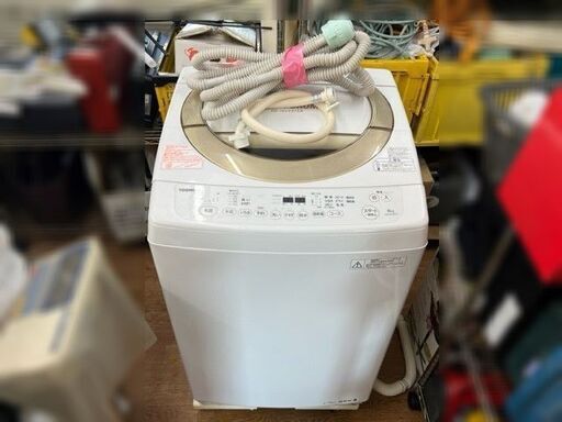 東芝 全自動洗濯機 8kg 2015年製 AW-8D3M USED品現状にて 引取歓迎！