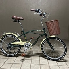 「新品同様」 ミニベロ　20インチ　自転車　島野変速