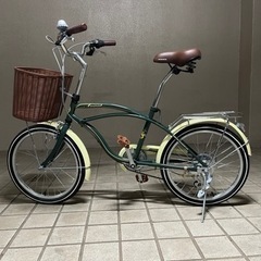 「新品同様」 ミニベロ　20インチ　自転車　島野変速