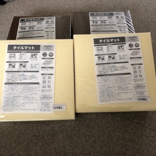 新品☆おくだけ吸着タイルマット　25枚入り　4セット