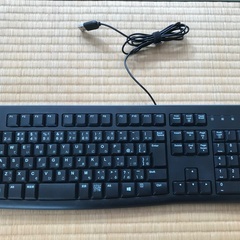 ロジクール 有線 キーボード 耐水 K120 USB接続 テンキ...