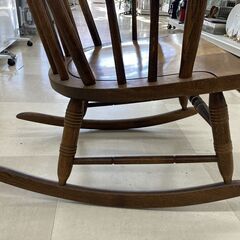 ロッキングチェア 飛騨産業 ﾀﾞｰｸﾌﾞﾗｳﾝ