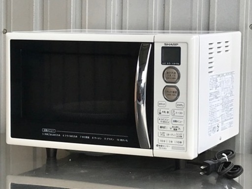 シャープ◇オーブンレンジ◇650w◇ターンテーブル◇2016年製◇ホワイト系◇RE-S15DJ -W◇K281