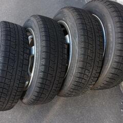 スタッドレスタイヤ・アルミホイールセット 155/65R14