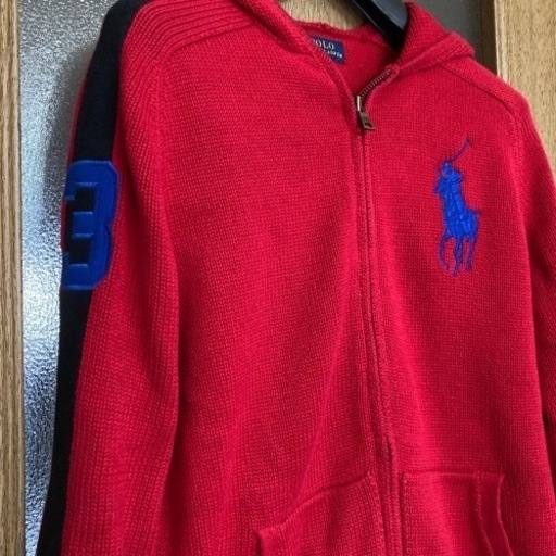 新品　ラルフローレン　パーカーニット