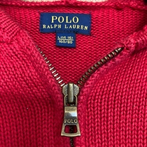 新品　ラルフローレン　パーカーニット
