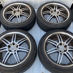 訳アリ 格安 タイヤホイールセット 18×8.5JJ+43 11...