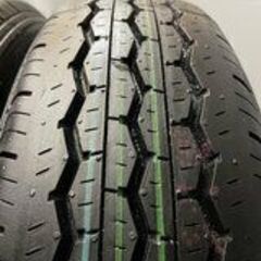 新車外し 2022年製 BS ECOPIA RD613 195/80R15 107/105N LT 15インチ 夏タイヤ 4本 ハイエース キャラバン等　(JR352)クレジットカード QRコード決済可能