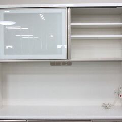 ニトリ/NITORI キッチンボード 幅1400 ハイカウンター ソフトクローズ プラウド140KB ナチュラル 2019年製 中古家具 店頭引取歓迎 R6756)