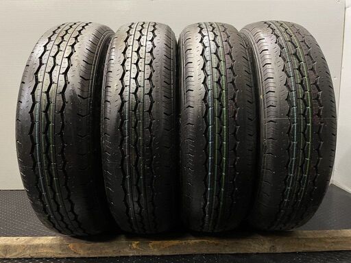 新車外し 2022年製 BS ECOPIA RD613 195/80R15 107/105N LT 15インチ 夏タイヤ 4本 ハイエース キャラバン等　(JR370)クレジットカード QRコード決済可能