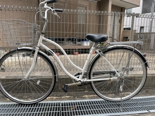Asahi 自転車　26インチ　ホワイト