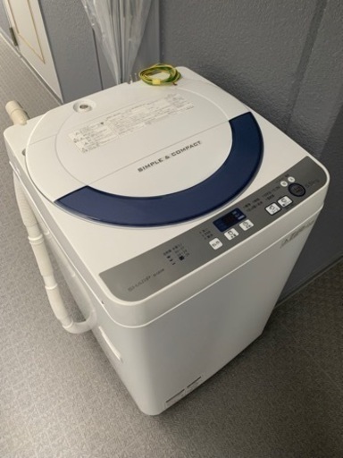 2016年製　シャープ全自動洗濯機　5.5ｋｇ  ES-GE55R-H