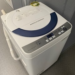 2016年製　シャープ全自動洗濯機　5.5ｋｇ  ES-GE55R-H