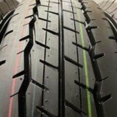 新車外し 2022年製 DUNLOP SP175N 195/80R15 107/105N LT 15インチ 夏タイヤ 4本 キャラバン ハイエース等　(JR382)クレジットカード QRコード決済可能