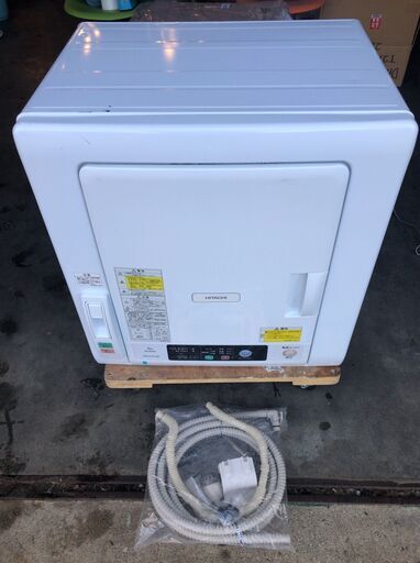 HITACHI 除湿形電気衣類乾燥機 DE-N60WV 6kg 2019年製 D121C274 - 生活家電