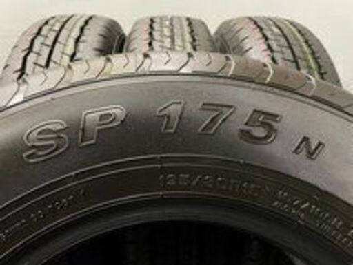 新車外し 2022年製 DUNLOP SP175N 195/80R15 107/105N LT 15インチ 夏