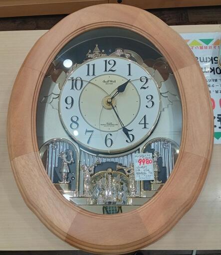 ★【リズム時計】壁掛け 電波時計  12曲入り  【4MN422RH】【3ヶ月保証付き】自社配送時代引き可※現金、クレジット、スマホ決済対応※