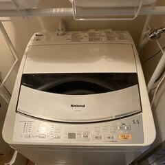 洗濯機譲ります。National製 NA FV551
