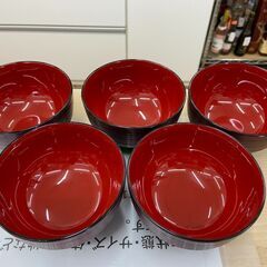 新品 5個セット 汁椀セット 食器洗い機対応 店舗販売 南区花畑