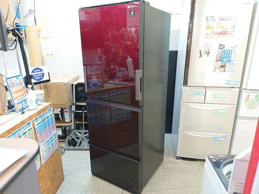 新作グッ SHARP SJ-GW35G-R 3ドア冷蔵庫 保証有り【愛千143