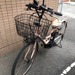 可愛いピンクのアシスト自転車♡値下げ