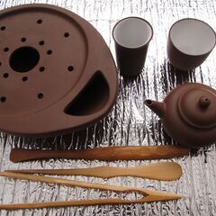 あげます。中国茶器と水盤