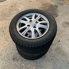 155/65R13BS VRXスタッドレスタイヤアルミ4本