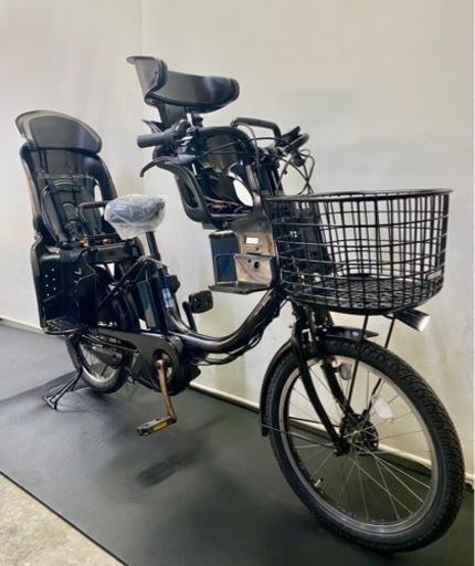 1都4県全域送料無料 業界最長12ヶ月間保証付き 電動自転車　ヤマハ　パスバビー　20インチ 3人乗り 8.7ah 黒色　人気