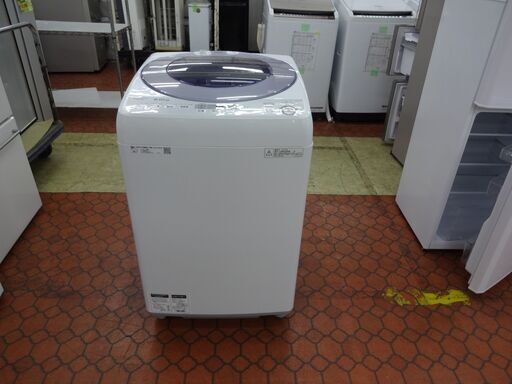 ID 083233　洗濯機シャープ　8K　2018年製　ES-GV8B