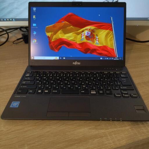 【超美品】超軽量794g富士通ノ−トパソコンlifebook U938