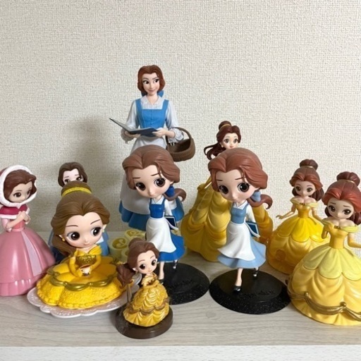 美女と野獣　ベル　フィギュア　フィギュアセット　キューポスケット