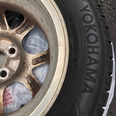 交換希望 シエンタ 4穴 NCP81G アルミホイール、アイスガードIG60 スタッドレスタイヤ4本