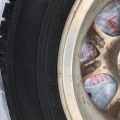 交換希望 シエンタ 4穴 NCP81G アルミホイール、アイスガードIG60 スタッドレスタイヤ4本