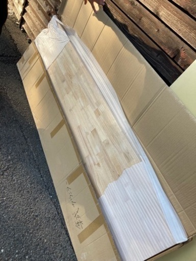 廃材ロス DIY 集成カウンター塗装品 ナチュラル