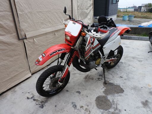 【ご成約】ＣＲＭ２５０Ｒ　モタード仕様　エンジン実動、軽整備済み、カスタムベースにいかがでしょうか？ ご成約】CRM250R モタード仕様 エンジン実動、軽整備済み
