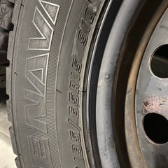 195-65-15 2019年製スタッドレスタイヤ　ホイール付き　114.3