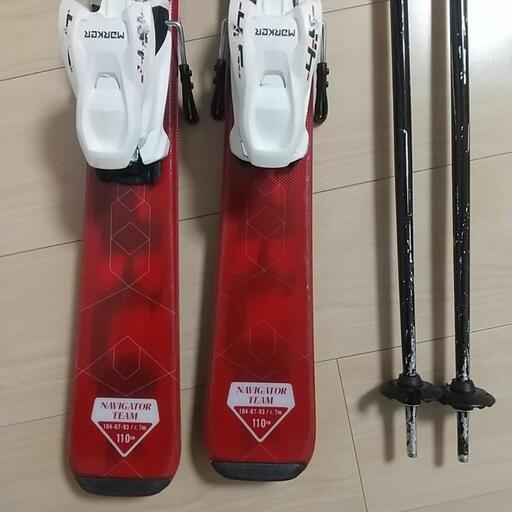 ノルディカ☆子供/ジュニアスキー セット☆スキー板 110cm