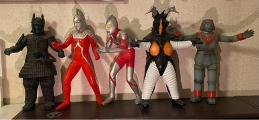 30cmシリーズ　ジャイアントロボ　大魔神　ウルトラマン、セブン、ゼットン