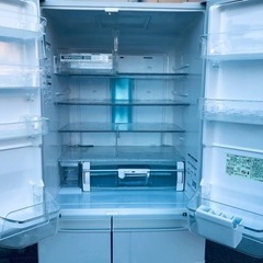 1721番 日立✨ノンフロン冷凍冷蔵庫✨R-SF48AM‼️