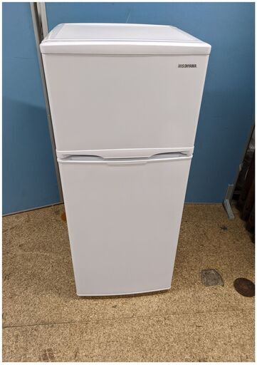 【高年式】2021年製 IRIS OHYAMA アイリスオーヤマ ノンフロン冷凍冷蔵庫 118L IRSD-12B-W 2ドア スリム コンパクト 単身