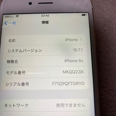 【ネット決済・配送可】iPhone 6s ジャンク