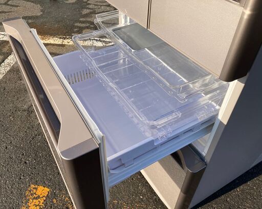 札幌☆ 日立 真空保存 6ドア冷蔵庫 505L ◇ R-XG51J 省エネ 真空チルド