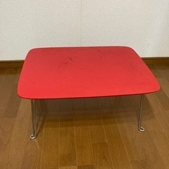 あげます！ローテーブル　赤　横60×縦45.3×高さ28.5㎝　...