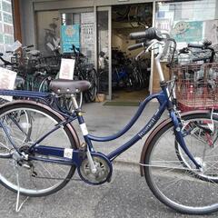 中古自転車２３５３　前後タイヤ新品！　２６インチ　６段ギヤ　LEDオートライト 中古自転車2353 前後タイヤ新品！ 26インチ 6段ギヤ LEDオート