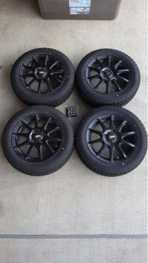 美品　日産ルークス使用スタッドレスタイヤ＋アルミホイール4本セット