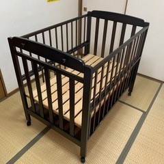 取引中)サワベビー ベビーベッド ステラ マニフレックス ベッドマット