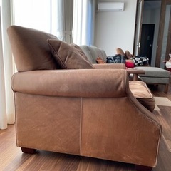 イギリス製　Harrodsにて購入　1人掛けソファー