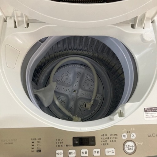 SHARP 洗濯機2020年製　6.0kg