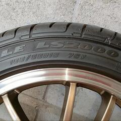 アルミホイール＆タイヤ　軽自動車用　４本セット　美品
