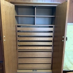 ☆値段交渉可 ナラ材 衣装箪笥 クローゼット 三越家具